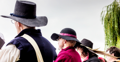 Hats of Musyck Anon at Wick Fete